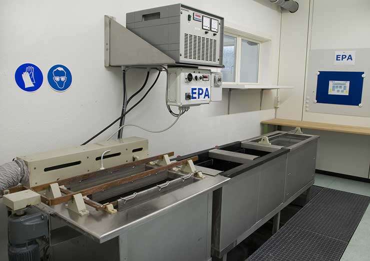 Elektropolituranlage Elektropolituranlage